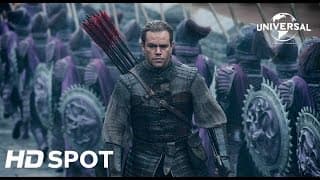 La Grande Muraille / Spot 30s "Héros" VOST [Au cinéma le 11 Janvier]