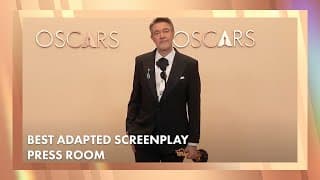 Peter Straughan 'Conclave' Best Adapted Screenplay Press Room Speech | 97th Oscars (2025)