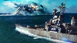 Un navire de la 2e Guerre mondiale contre le vaisseau mère alien | Battleship | Extrait VF