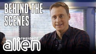 Resident Alien | Behind The Scenes: Partying With Aliens