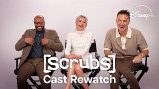 Zach Braff, Donald Faison & Sarah Chalke Watch Classic Scrubs Moments