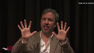 Denis Villeneuve on the sets for his film ARRIVAL